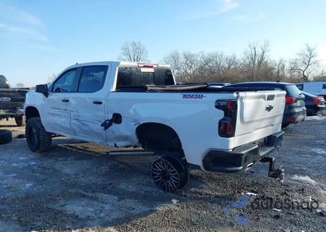 2021 Chevrolet Silverado 1500 4Wd Standard Bed Lt Trail Boss from USA, damaged, VIN 3GCPYFED2MG346221